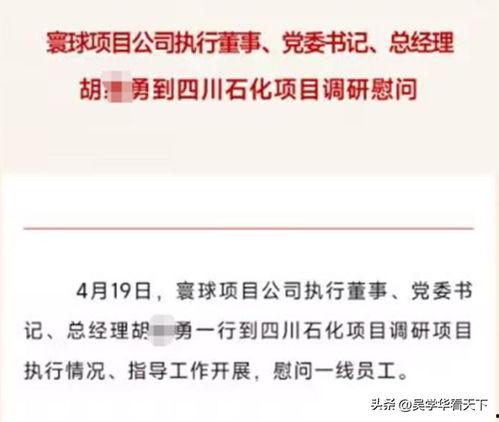 石油高管爆料视频最新,行业内幕与未来展望